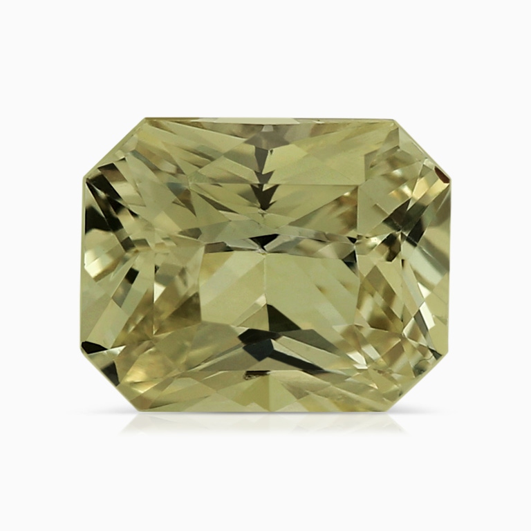 2.06 Carat GIA Certified Emerald Cut Yellow Sapphire