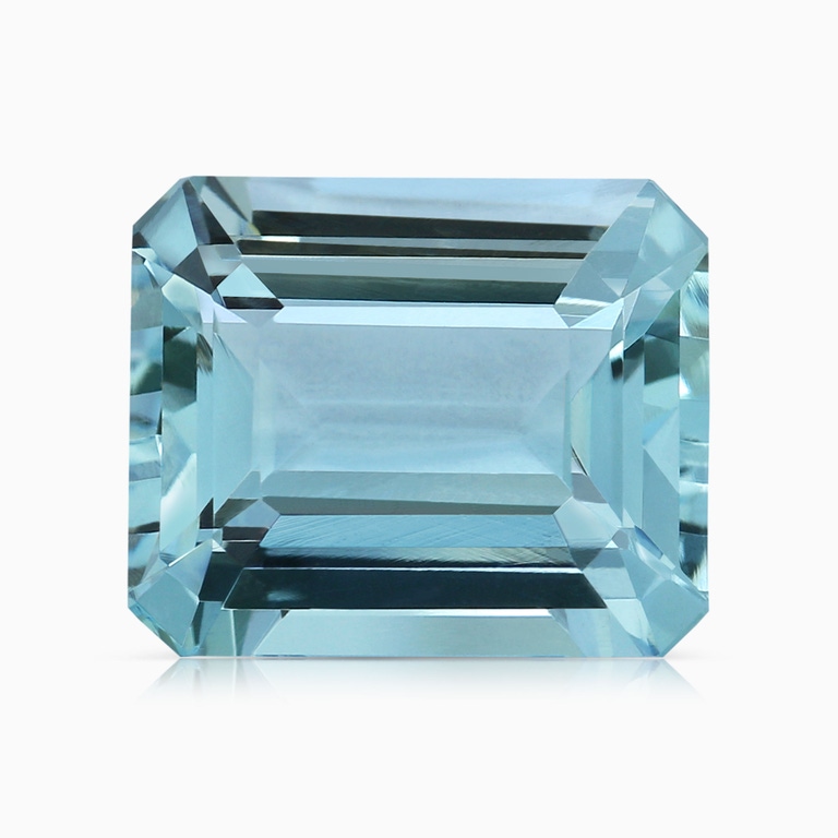 4.08 Carat GIA Certified Emerald Cut Aquamarine