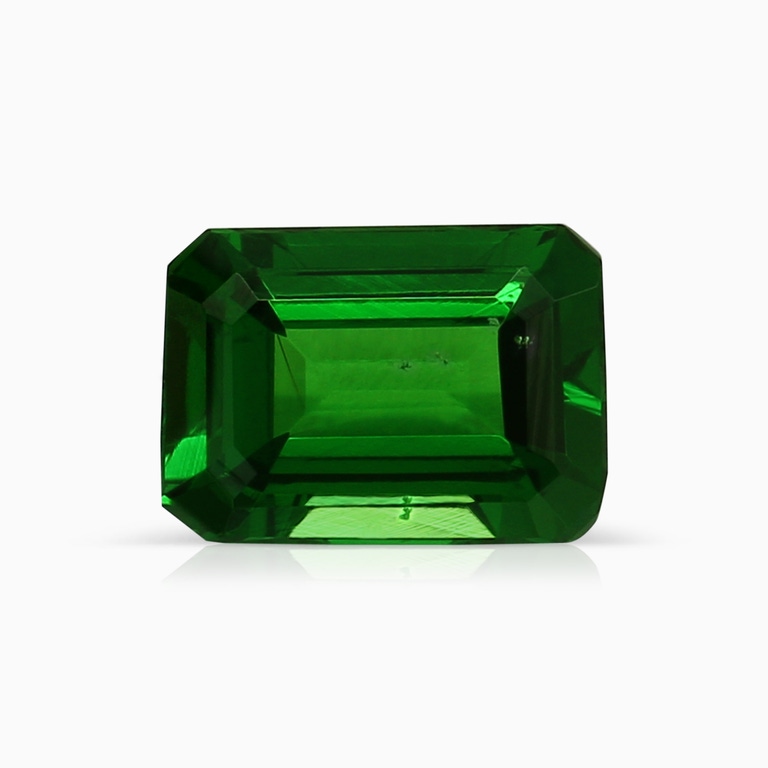 1.13 Carat Emerald Cut Tsavorite