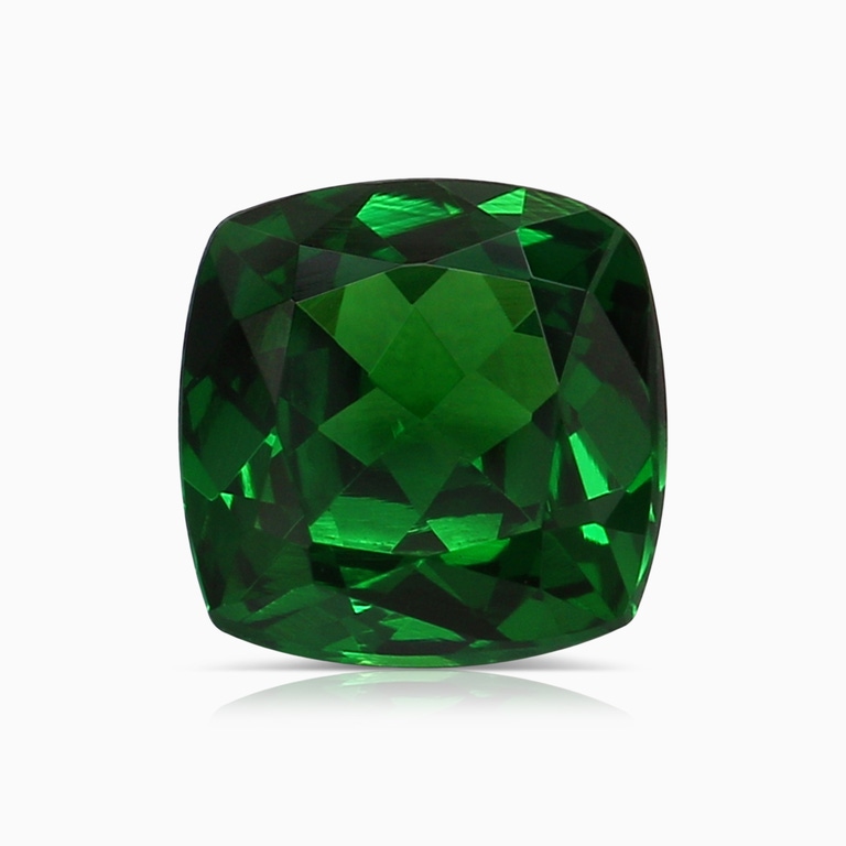 1.47 Carat GIA Certified Cushion Tsavorite