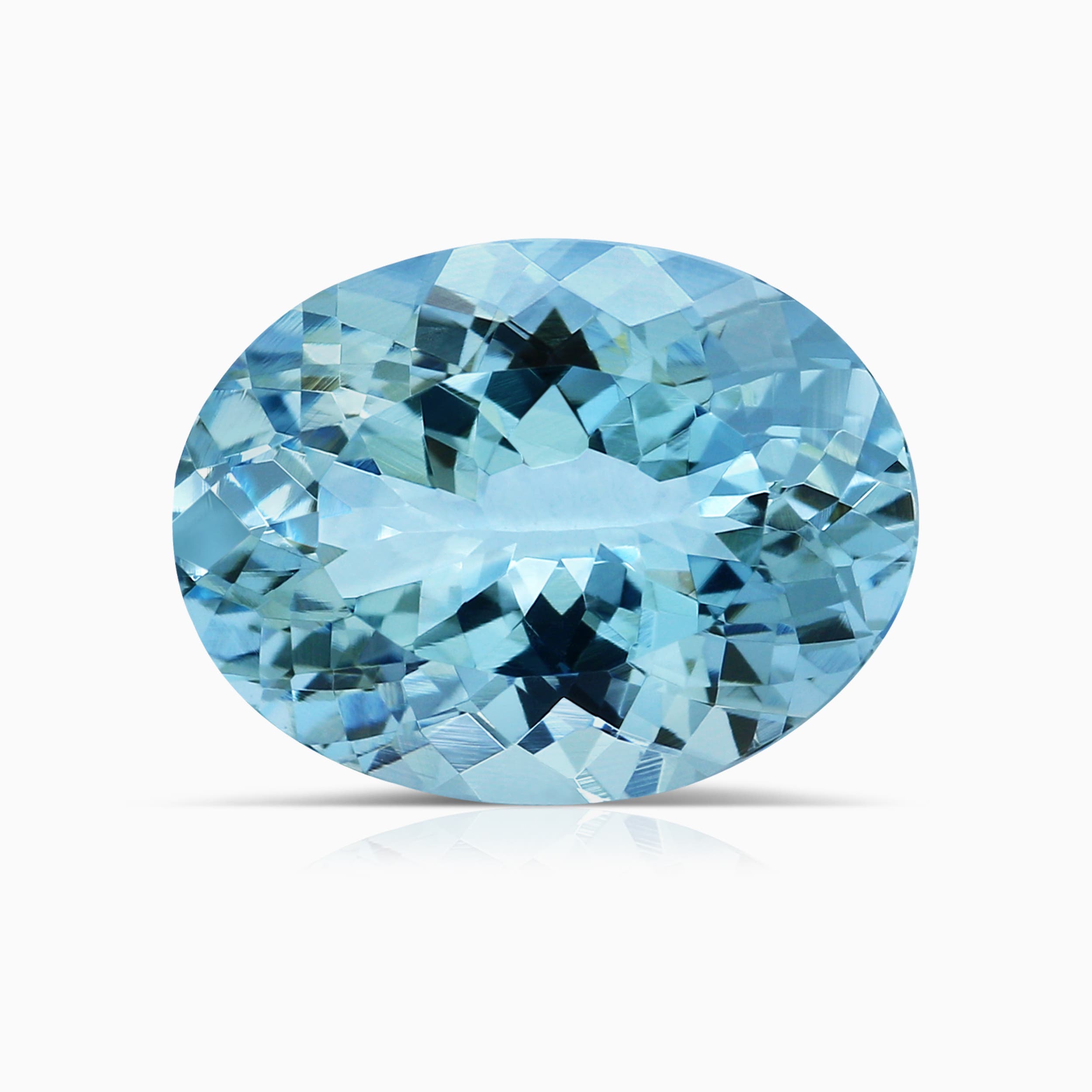 12.83x9.75x6.22mm Oval Aquamarine