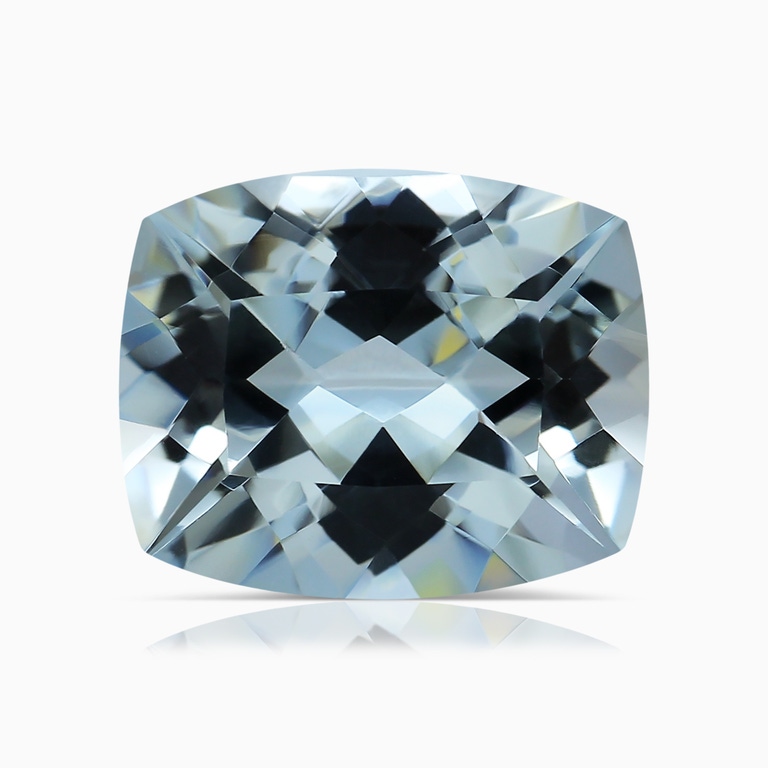 3.45 Carat Cushion Rectangular Aquamarine