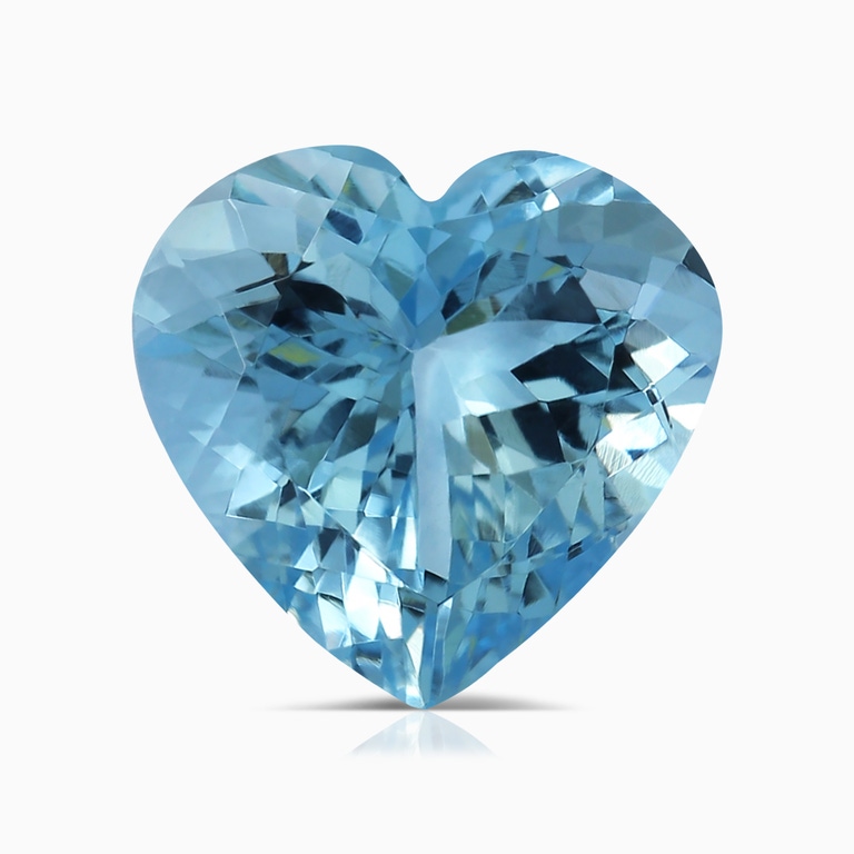 2.56 Carat GIA Certified Heart Aquamarine