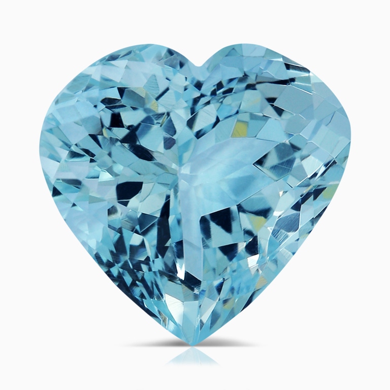 6.60 Carat GIA Certified Heart Aquamarine