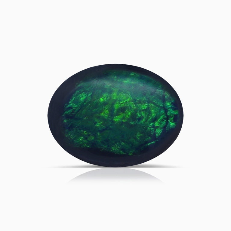 1.39 Carat GIA Certified Oval Black Opal