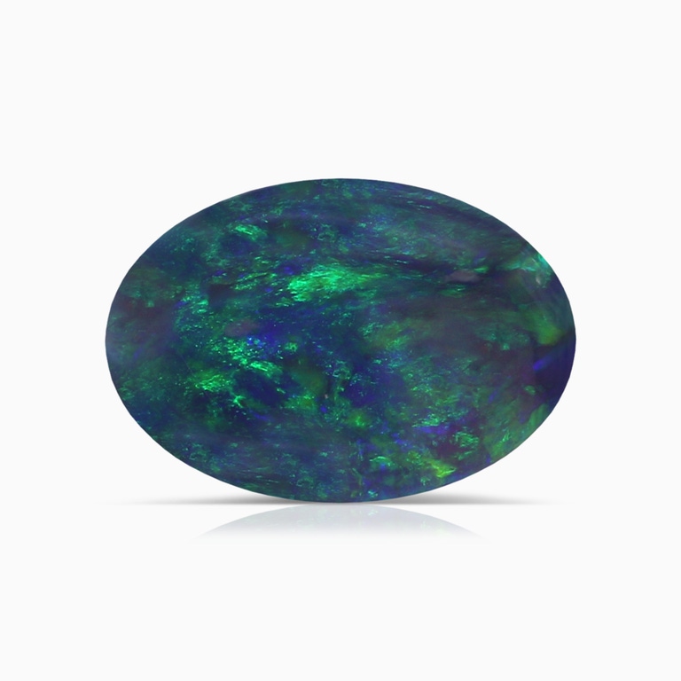 2.05 Carat GIA Certified Oval Black Opal
