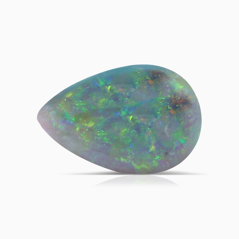 1.04 Carat GIA Certified Pear Black Opal