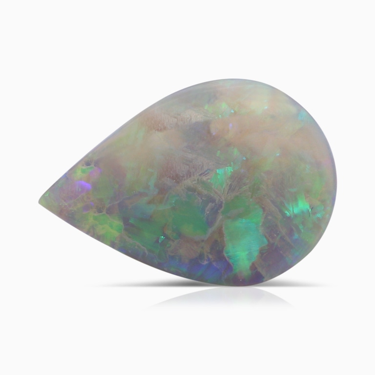1.46 Carat Pear Black Opal