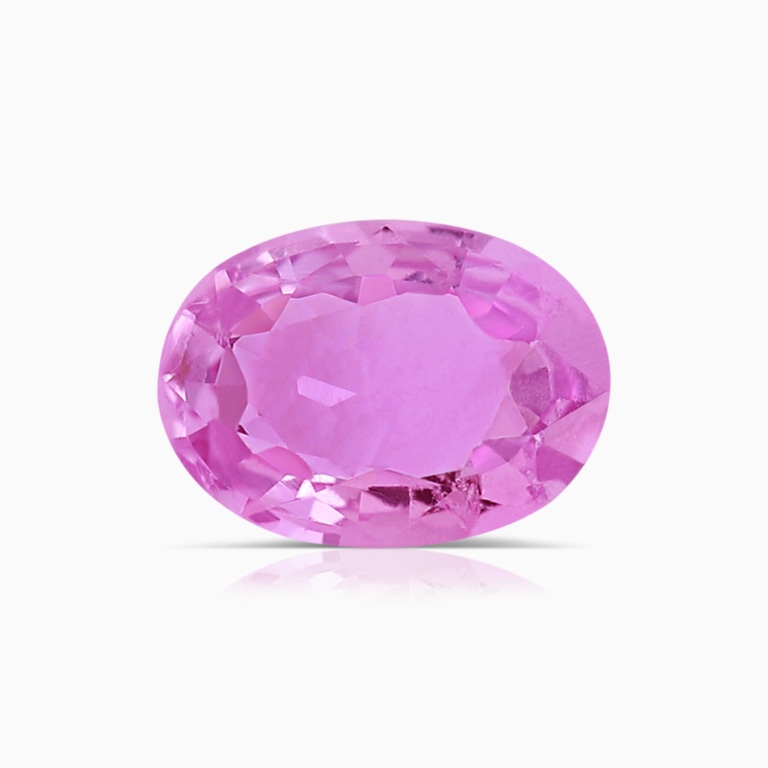 0.83 Carat Oval Pink Sapphire