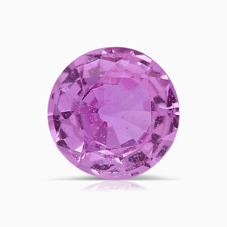 0.92 Carat Round Pink Sapphire