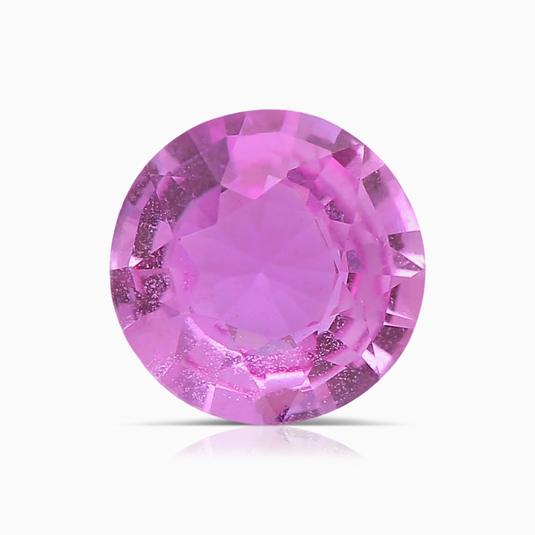 1.33 Carat Round Pink Sapphire