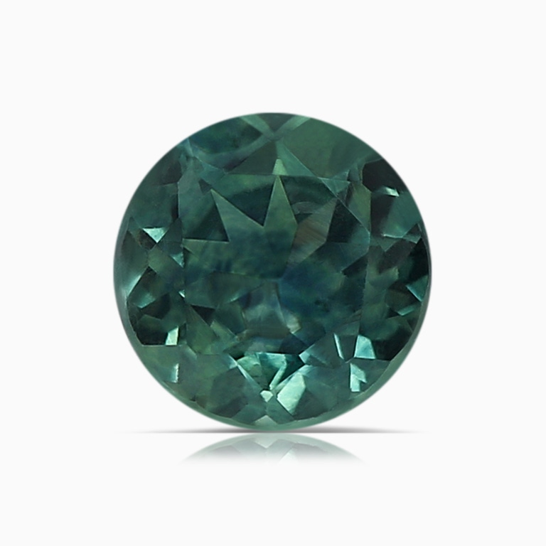 0.92 Carat Round Teal Montana Sapphire