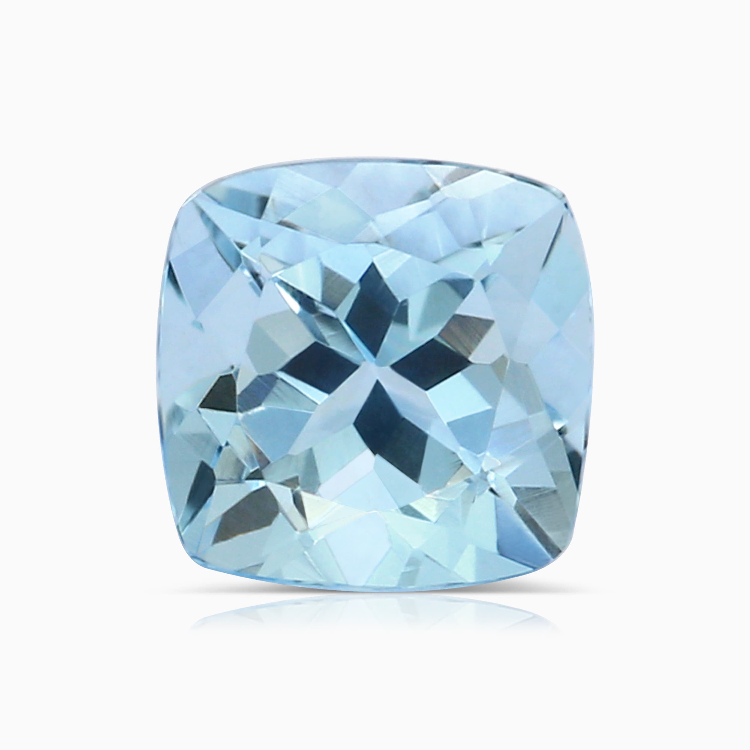 6mm Cushion Aquamarine