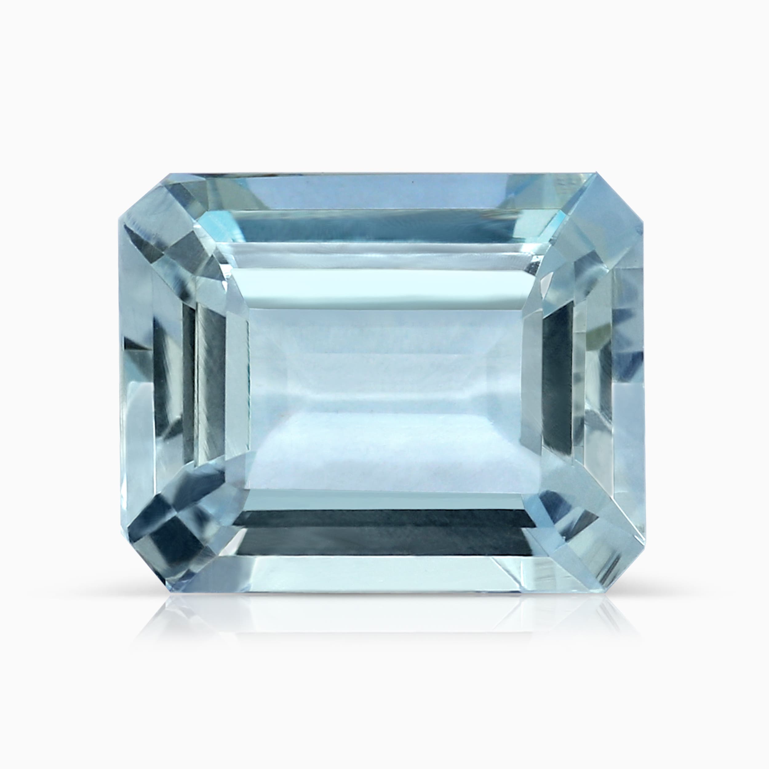 10x8mm Emerald cut Aquamarine