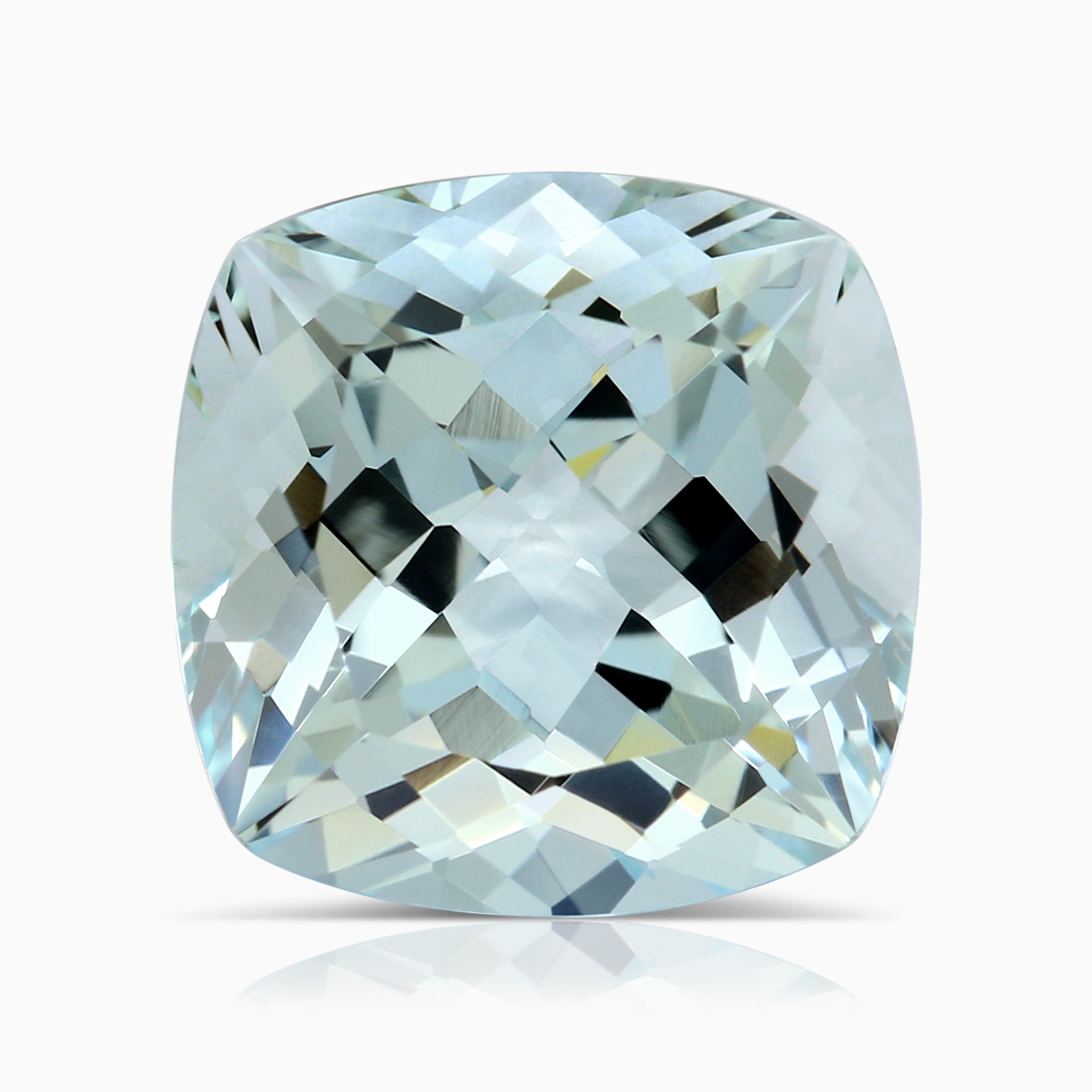 12mm Cushion Aquamarine