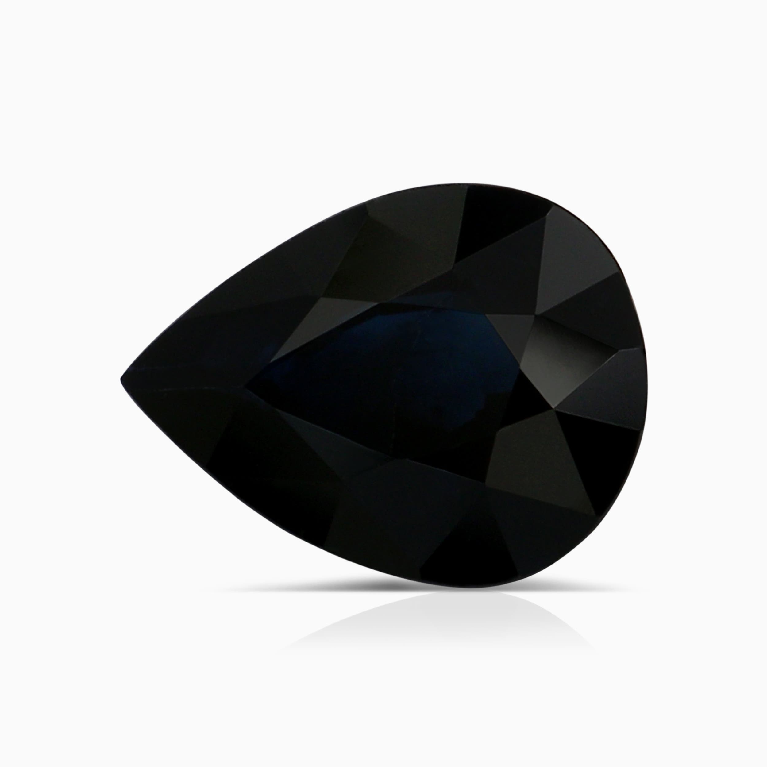 9x7mm Pear Blue Sapphire