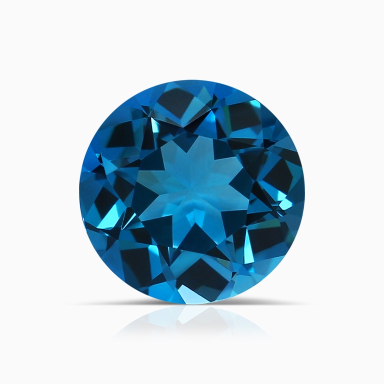 1.55 Carat Round London Blue Topaz