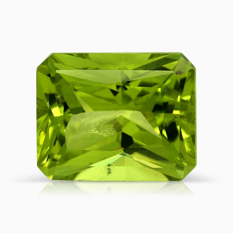 3.30 Carat Emerald Cut Peridot