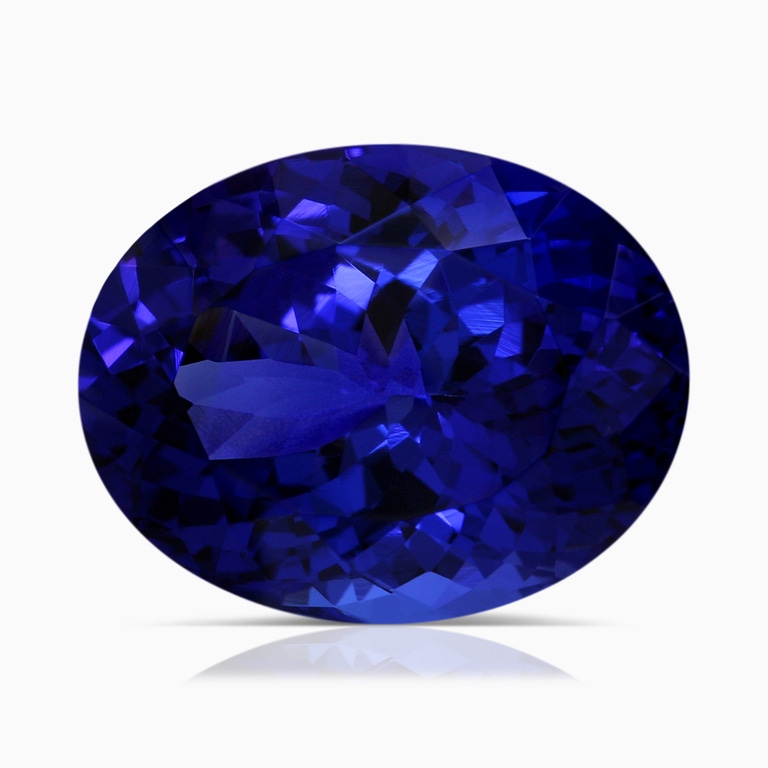 15.45 Carat GIA Certified Oval Tanzanite