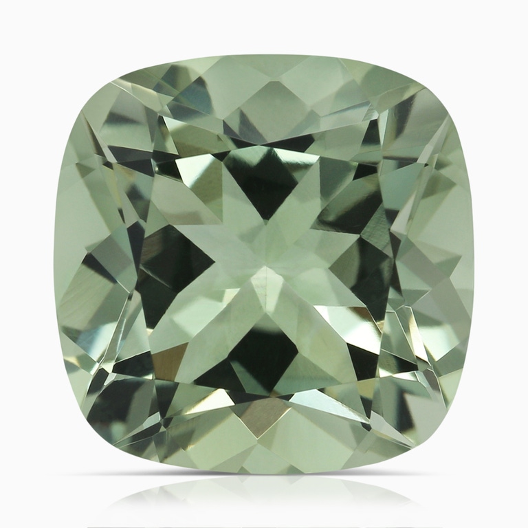 10.22 Carat GIA Certified Cushion Green Amethyst