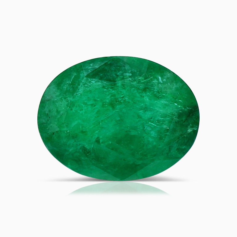 3.85 Carat GIA Certified Oval Emerald