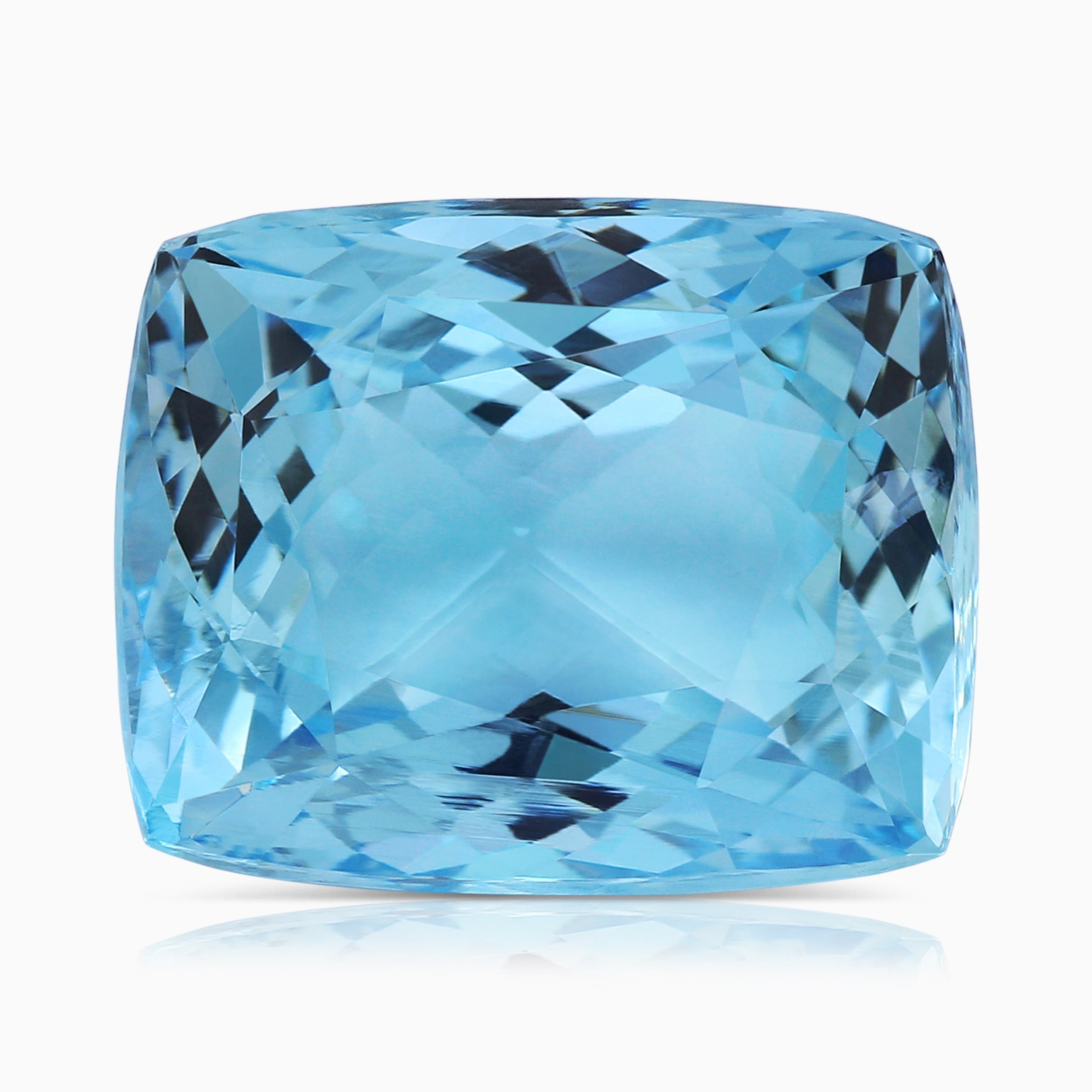 16.79x13.55x10.14mm Cushion Rectangular Aquamarine