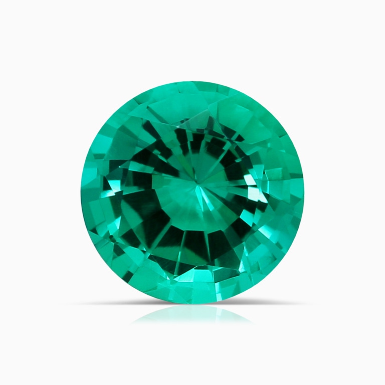 1.75 Carat Round Lab-Grown Emerald