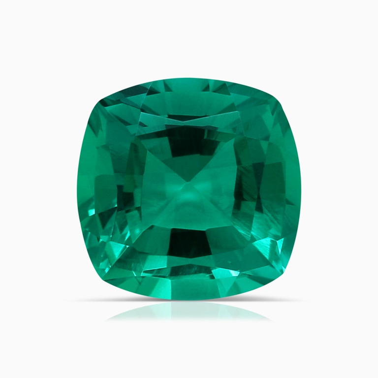 2.05 Carat Cushion Lab-Grown Emerald