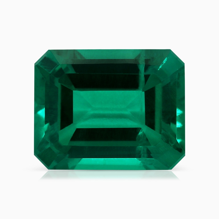 3.07 Carat Emerald Cut Lab-Grown Emerald