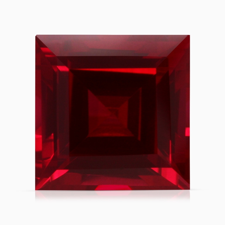 4.80 Carat Square Lab-Grown Ruby