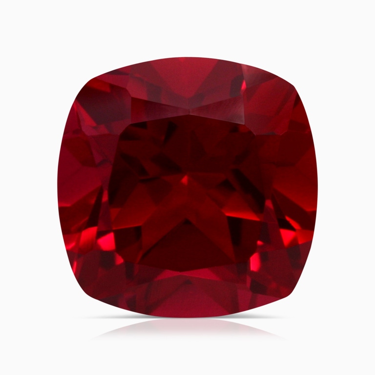 5.20 Carat Cushion Lab-Grown Ruby