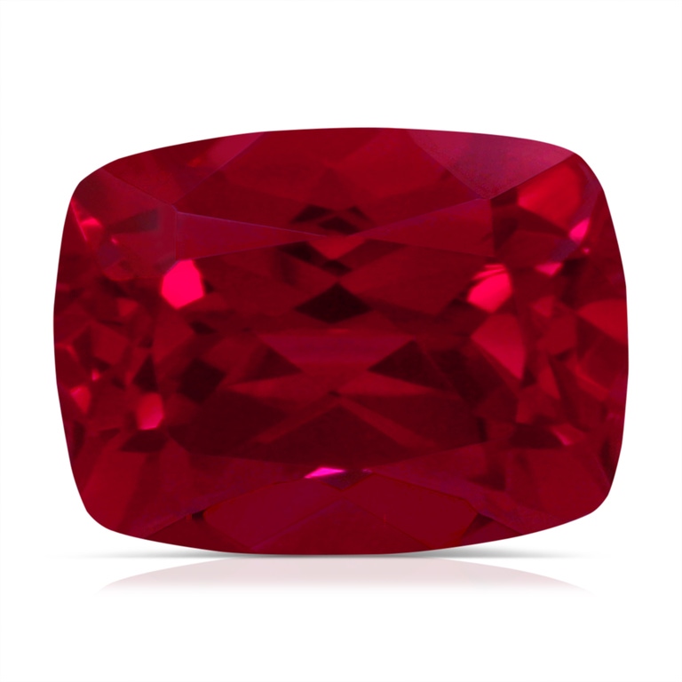 2.10 Carat Cushion Rectangular Lab-Grown Ruby