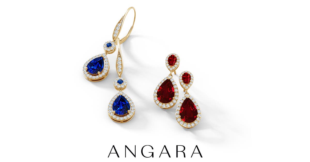 Shop Aquamarine Drop Earrings for Women | Angara