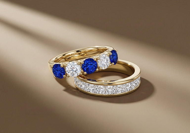 Lab Wedding Rings