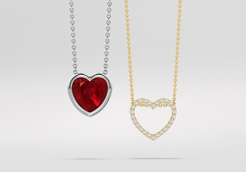 Shop Heart Necklaces