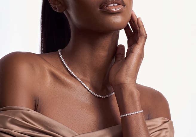 Lab Diamond Tennis Jewelry