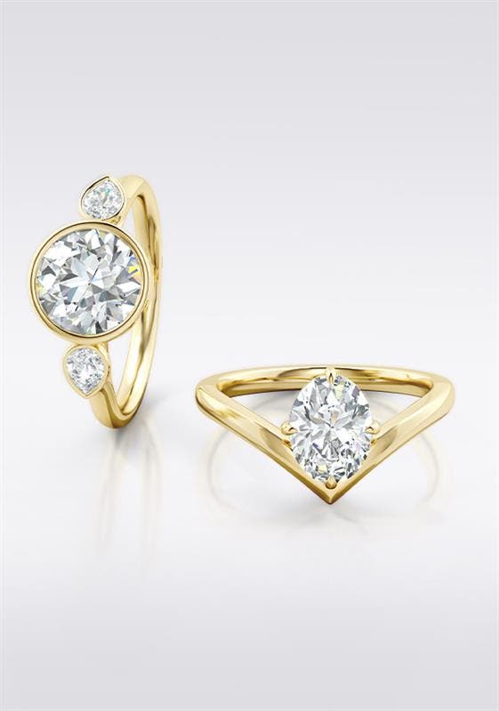 ハートインフィニティ15.2S Split-Shank Round Diamond Infinity Heart Ring in 18K White