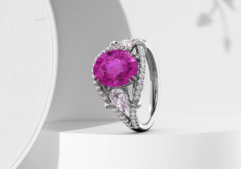 fancy　deep　pink Fancy Deep Pink Diamond IGI Certified CT Round Cut Fancy