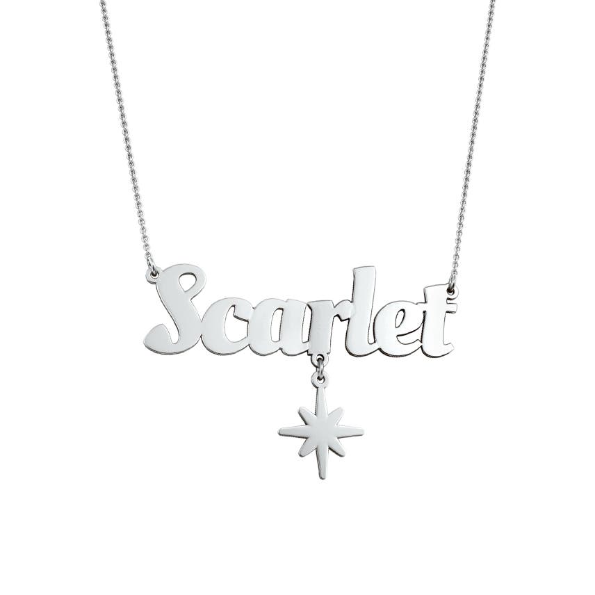 Silver Name Necklace