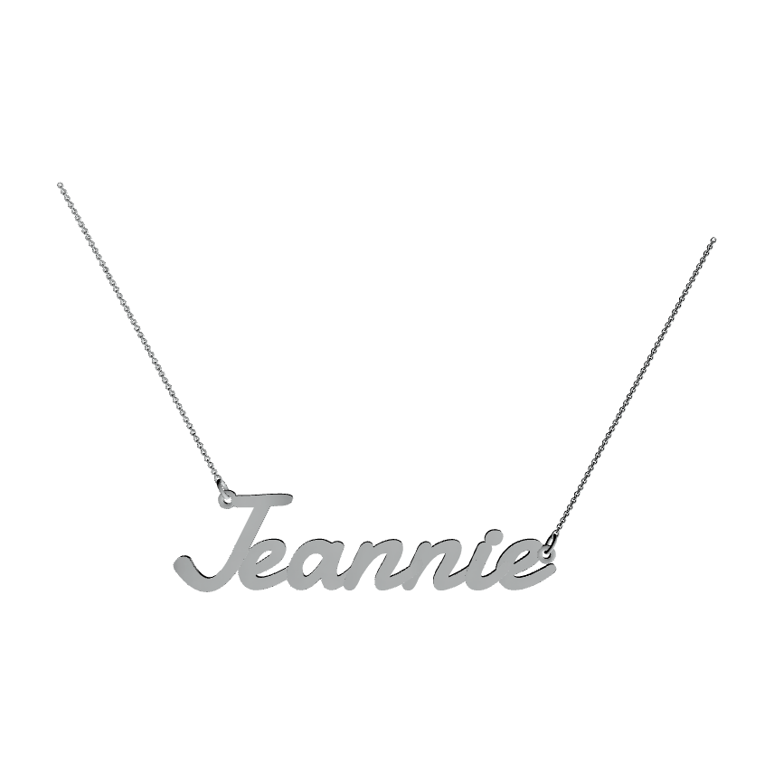 Jeannie with Angara's Name Necklace