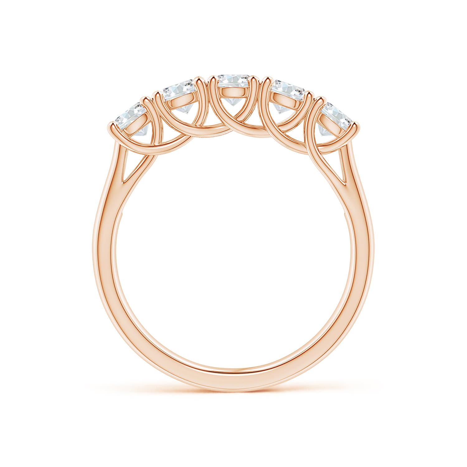 F-G, VS / 1 CT / 14 KT Rose Gold