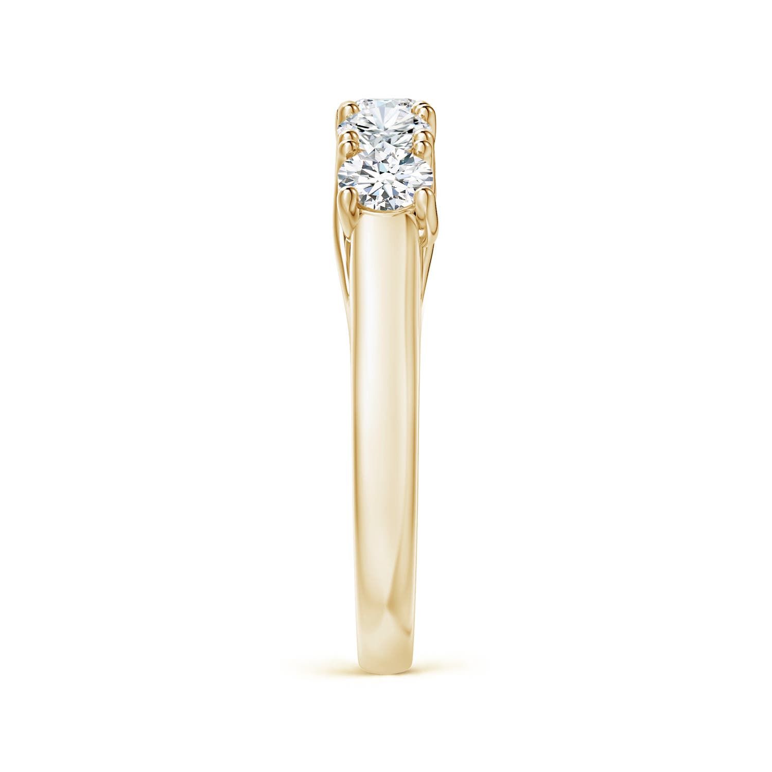 F-G, VS / 1 CT / 14 KT Yellow Gold