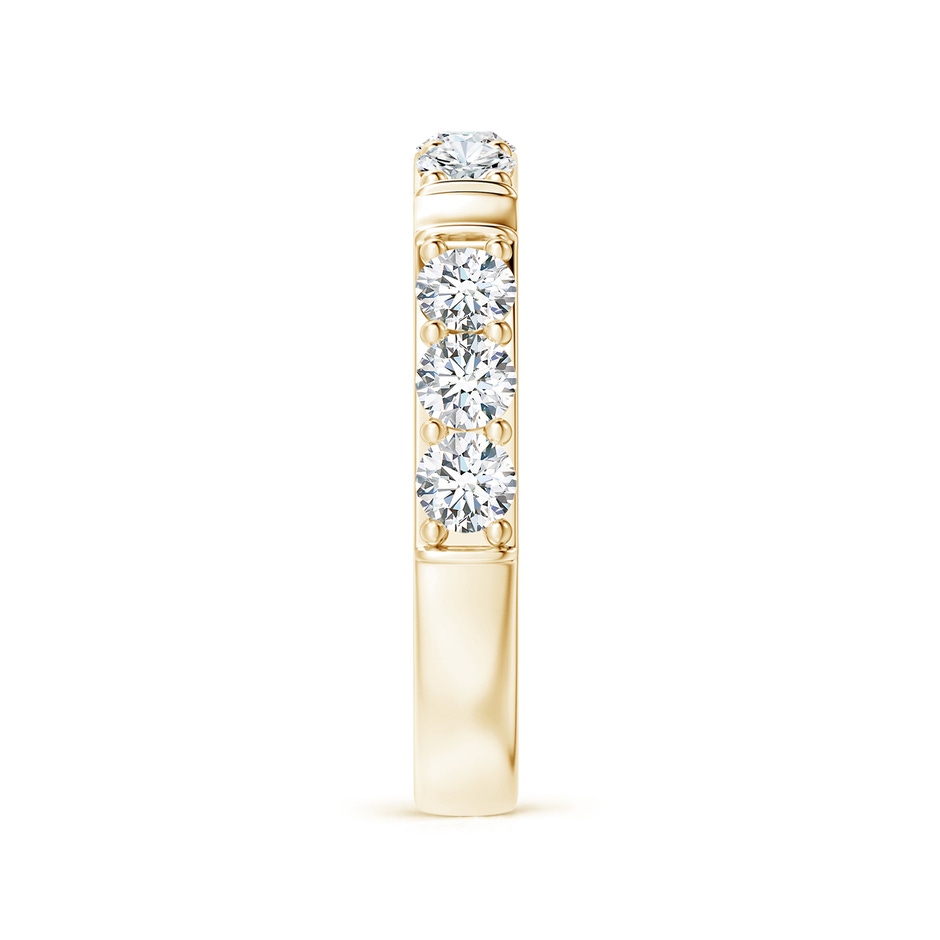 3.1mm FGVS Lab-Grown Diamond Stackable Wedding Ring in Yellow Gold side 299