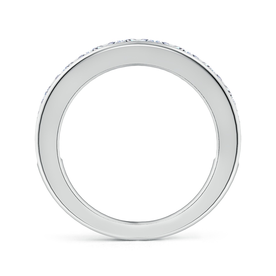 3.5mm FGVS Lab-Grown Channel-Set Cushion Diamond Half Eternity Wedding Band in White Gold side 199