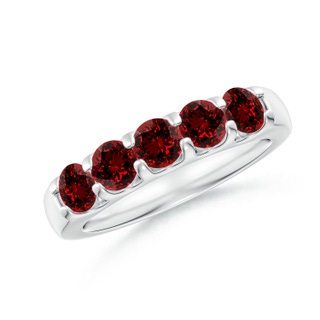 Round Lab-Grown Lab Grown Ruby