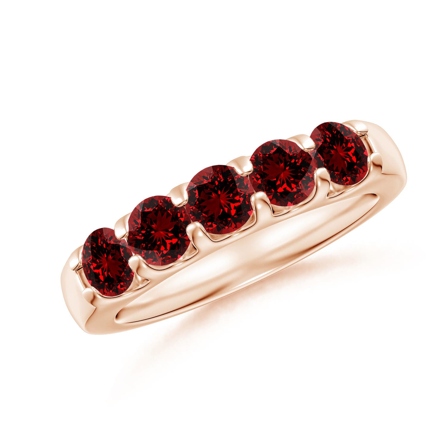 Premium - Lab-Grown Ruby / 1.85 CT / 14 KT Rose Gold