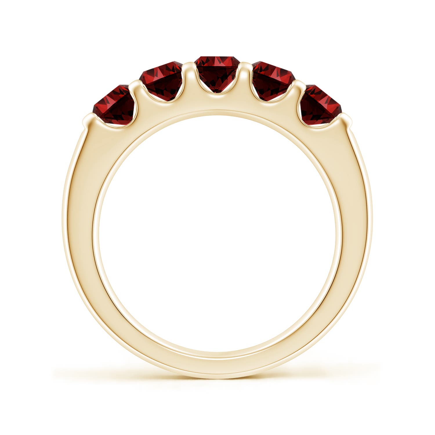 Premium - Lab-Grown Ruby / 1.85 CT / 14 KT Yellow Gold