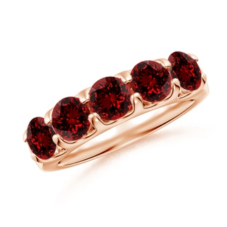 Round Lab-Grown Lab Grown Ruby