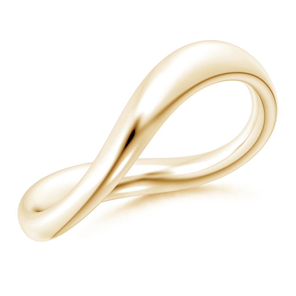 Natori x Angara Shangri-la - Brush Stroke Shangri-La Stackable Ring in Yellow Gold