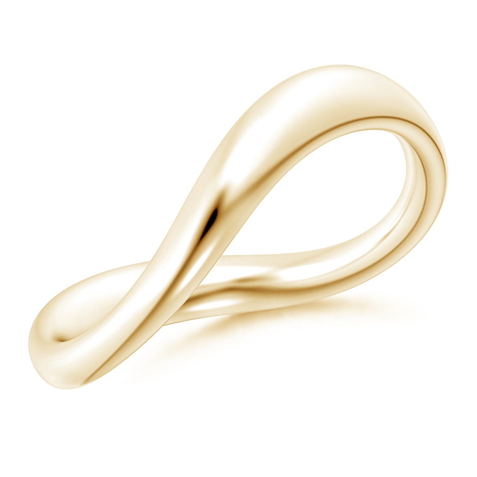 Natori x Angara Shangri-la - Brush Stroke Shangri-La Stackable Ring in Yellow Gold 